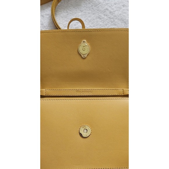 JW ANDERSON Runway anchor-logo intermix crossbody shoulder clutch bag $580 - Picture 9 of 12